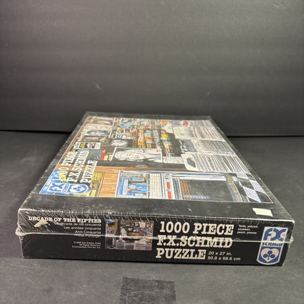 Puzzle 1000 Pc FX Schmid Decade of the Fifties 20"x27" Dented Box Marilyn Monroe