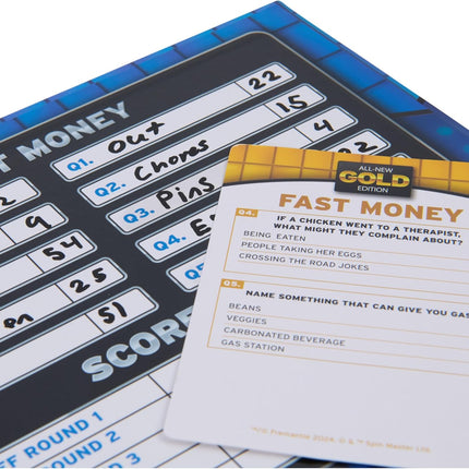 Spin Master Games, Family Feud: Ultimate Edition, Includes Tin Storage Box & 50 Bonus Questions, Friendly Competition Game, Family Game Night, 3+ Players, for Ages 8 & Up