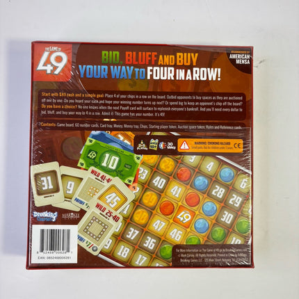 New! The Game of 49 - Bid, Bluff, and Buy! by Breaking Games