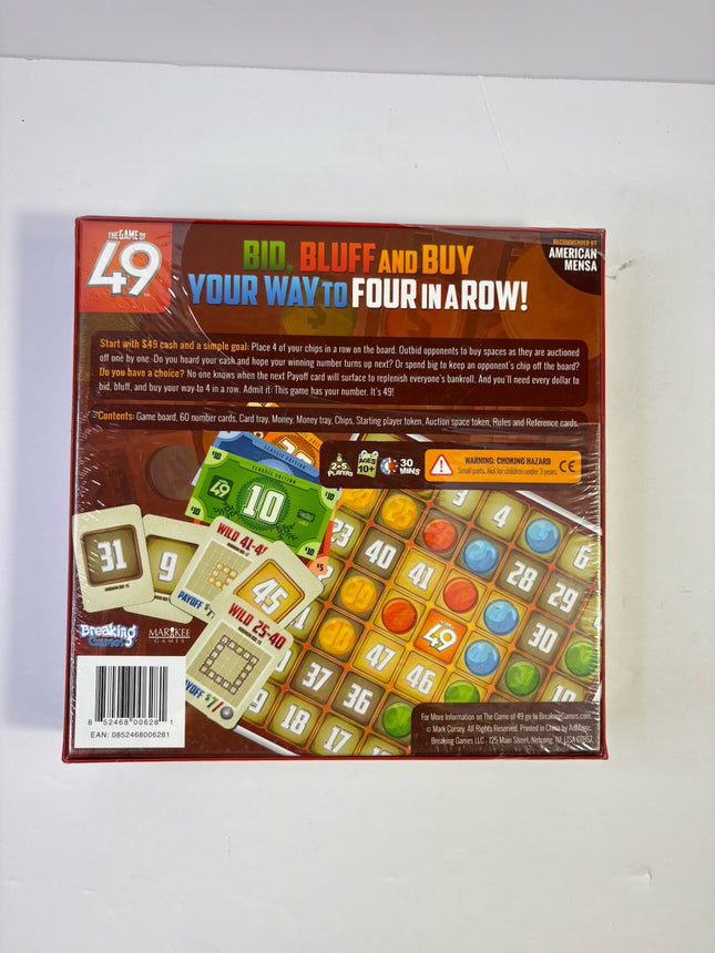 New! The Game of 49 - Bid, Bluff, and Buy! by Breaking Games