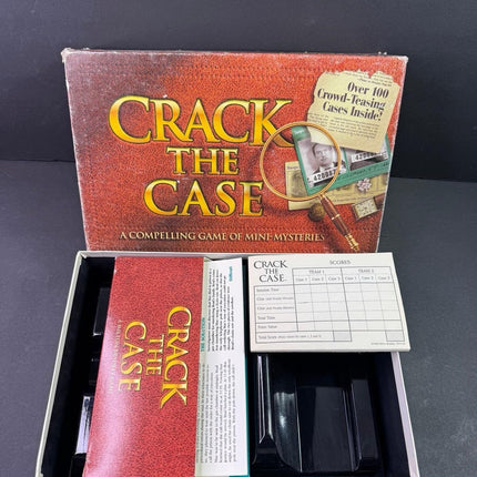 Crack the Case Mini Mysteries Game by Milton Bradley 1993 100% Complete