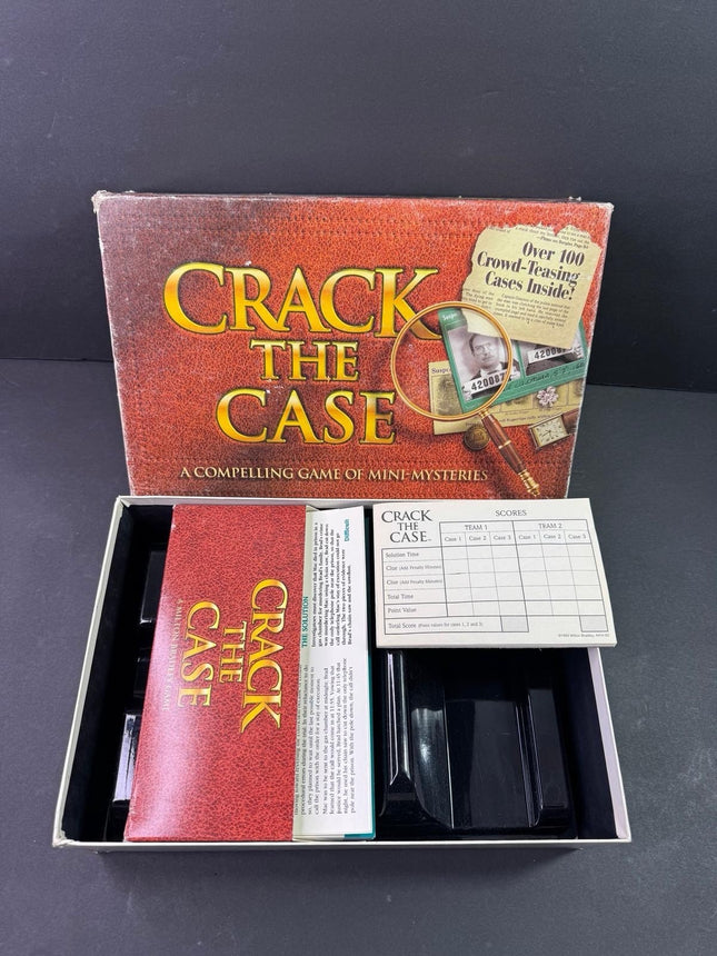 Crack the Case Mini Mysteries Game by Milton Bradley 1993 100% Complete