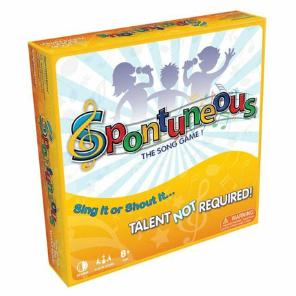New & Sealed! Spontuneous The Song Game For Family Music Fun